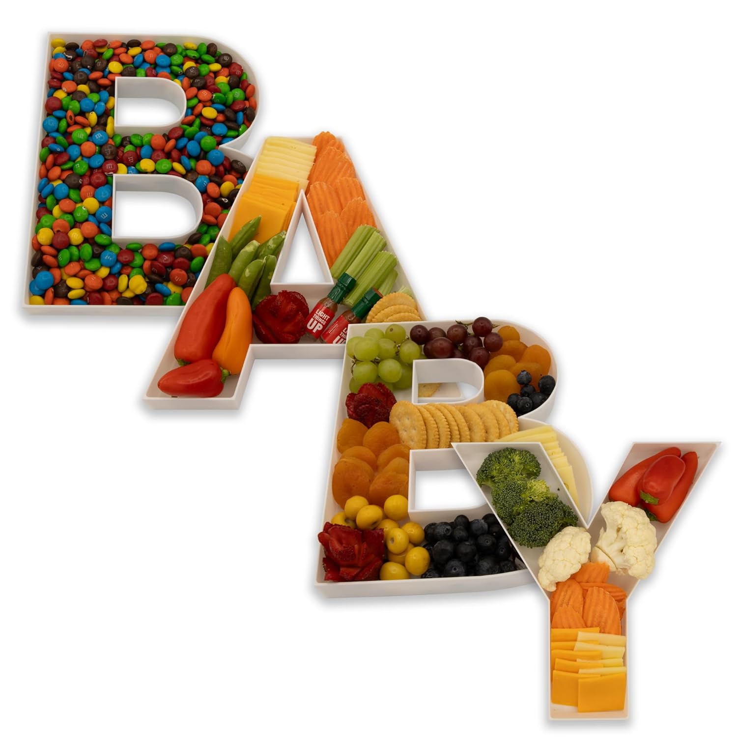 Baby Food Storage - Food Fillable Letters Shaped Sweets Flower