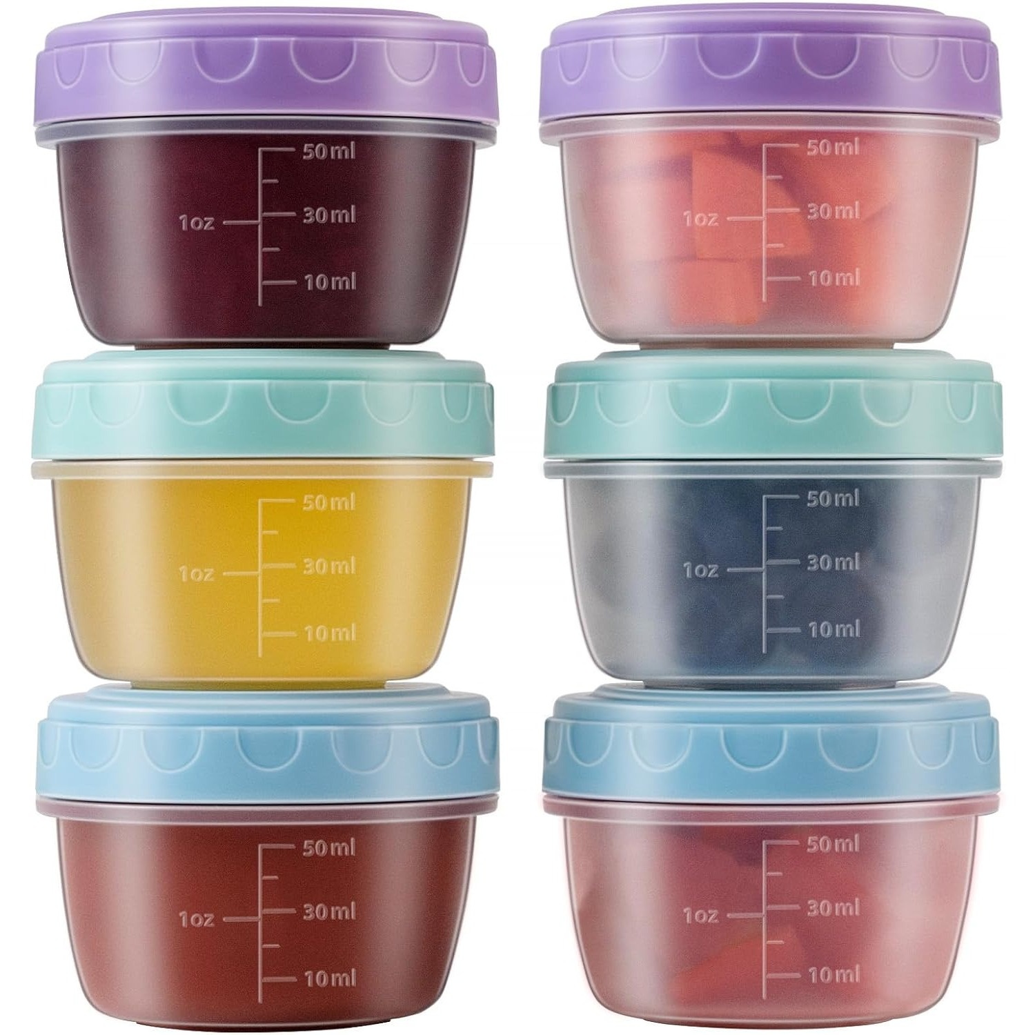 Baby Food Jars - 1-6 Pack 2.7 OZ Salad Dressing