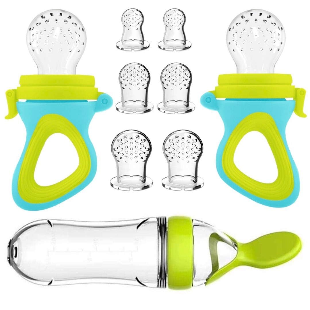 Baby Food Guide - Squeezing Feeding Bottle Cup Silicone Newborn
