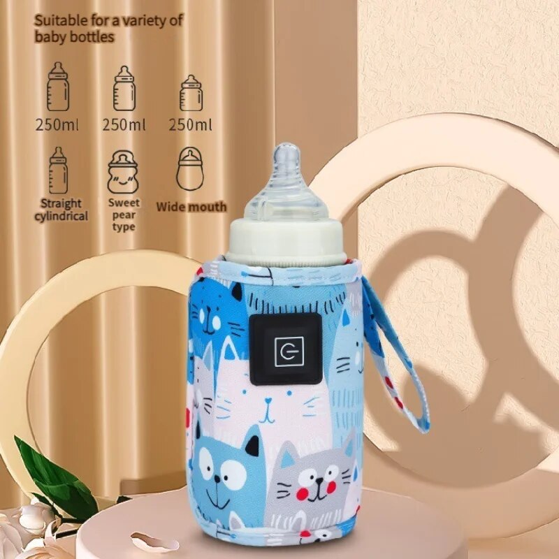Baby Food Warmer Portable - 1 PCS USB Milk Warmer Constant