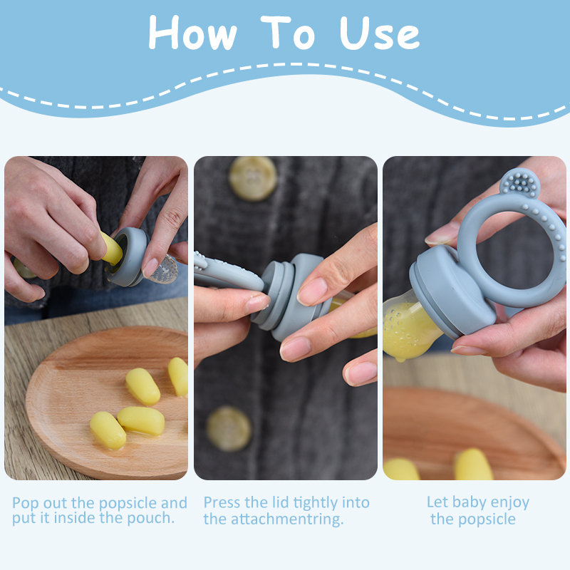Silicone Bear Shaped Baby Frui - Baby Food Guide recension och pris