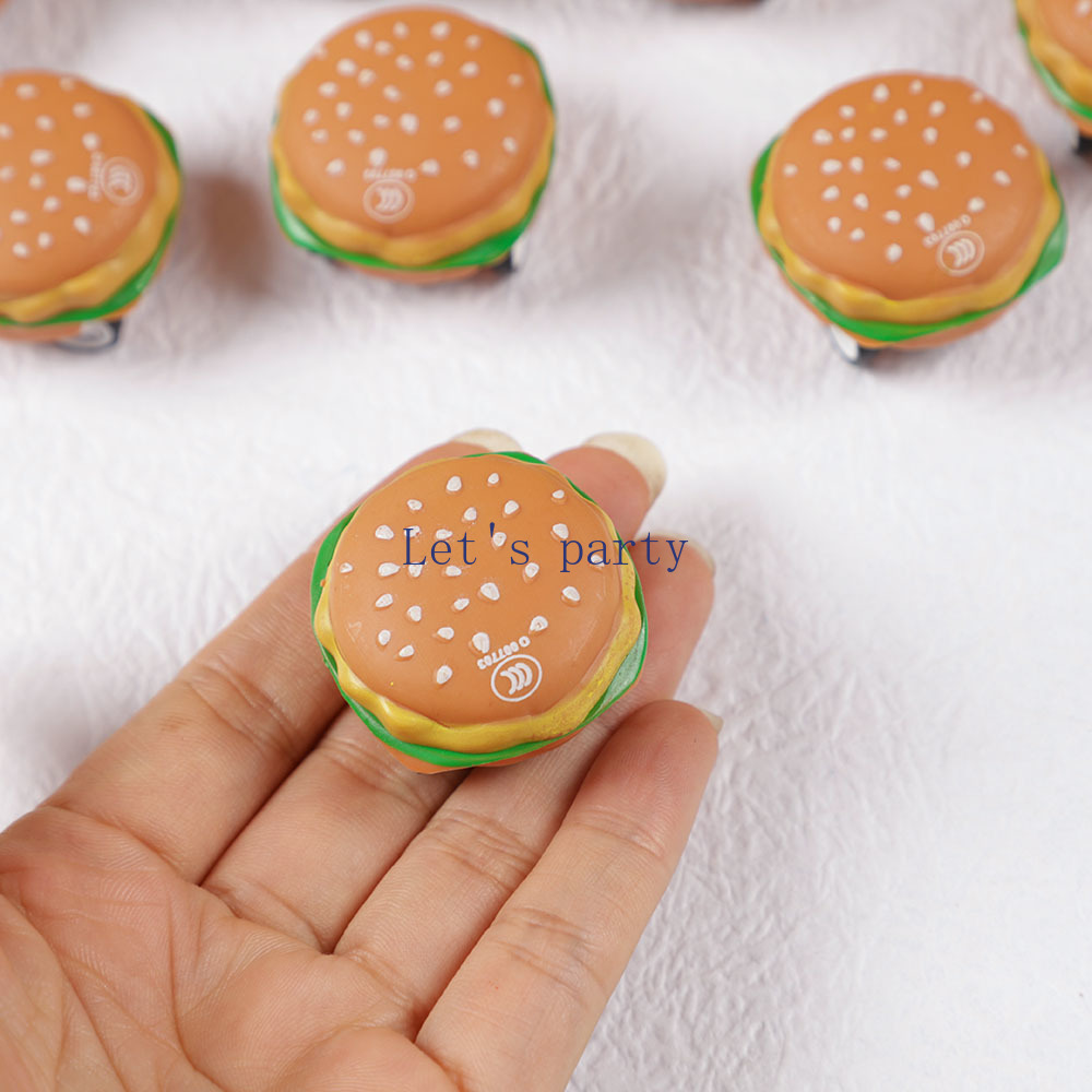 15Pcs Mini Cute 3D Burger Pull - Baby Food Kids recension och pris