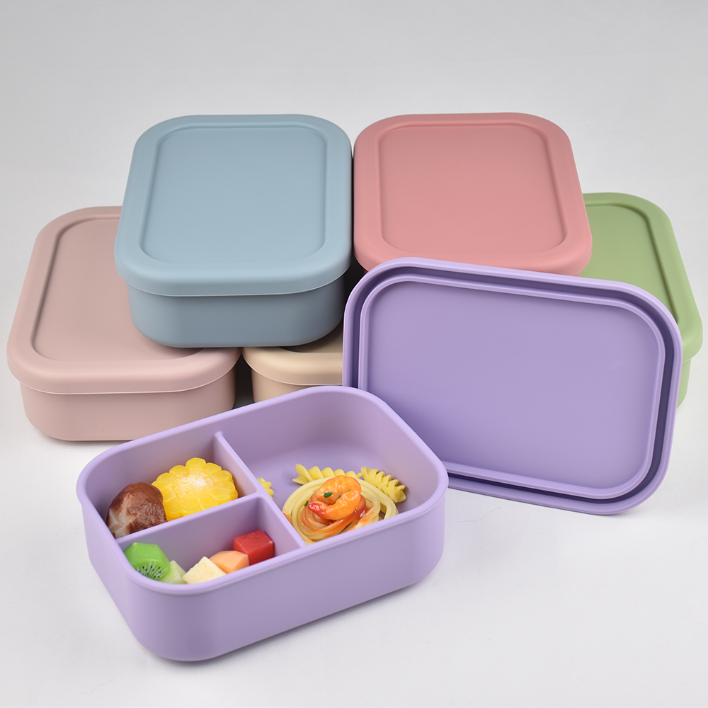 3-Compartment Food Grade Silic - Baby Food Jars recension och pris