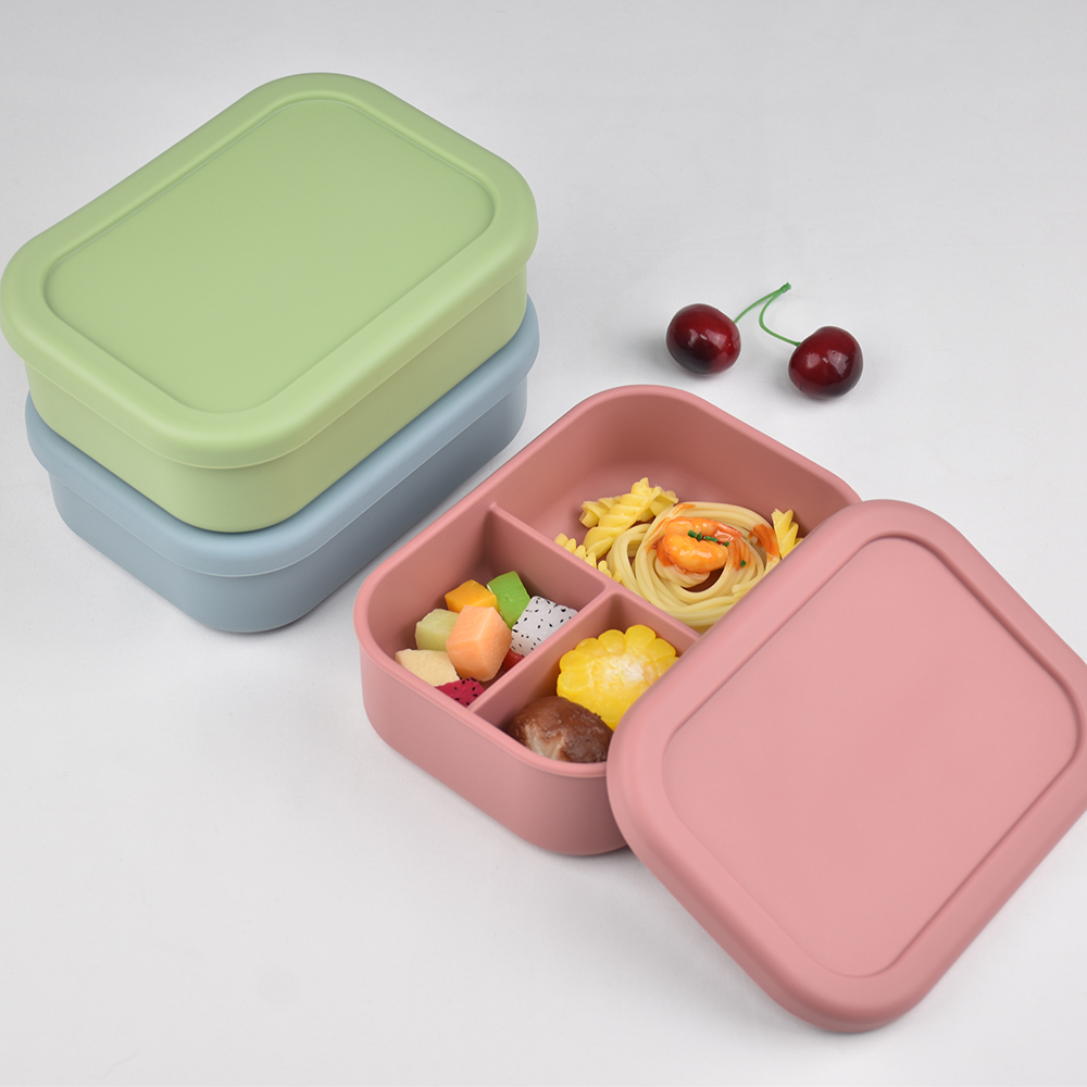 3-Compartment Food Grade Silic - Baby Food Jars recension och pris