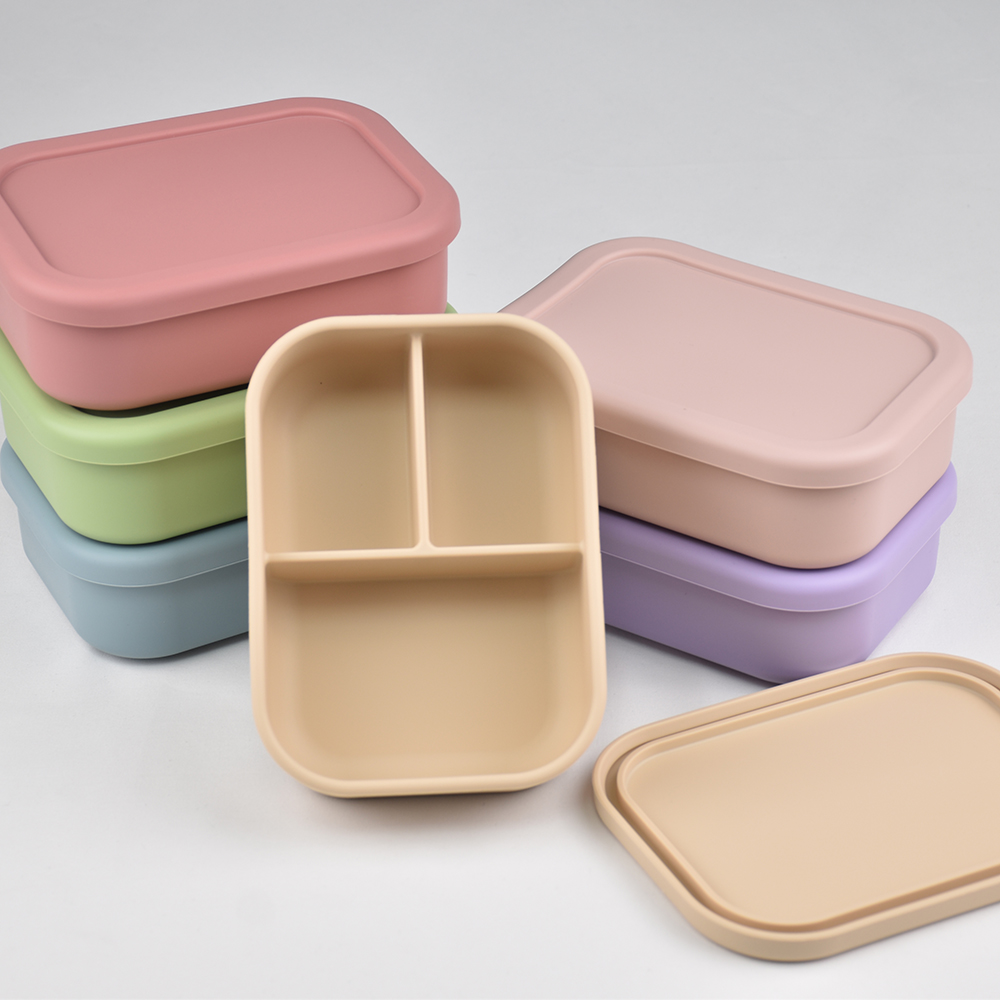 3-Compartment Food Grade Silic - Baby Food Jars recension och pris