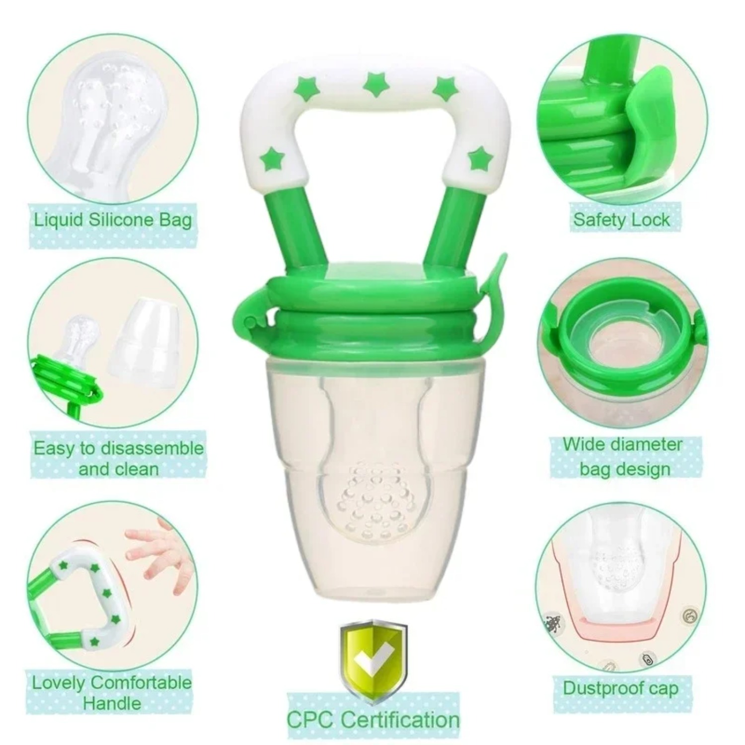 Baby Fruit Food Feeder/pacifie - Baby Food Guide recension och pris