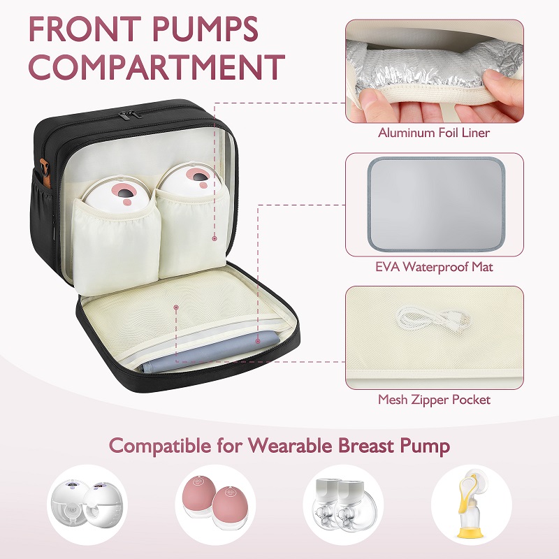 Detachable Breast Pump Bag wit - Baby Food Warmer Portable recension och pris