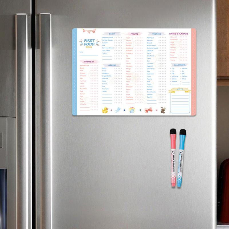 Reusable First Foods Tracker C - Baby Food Checklist recension och pris