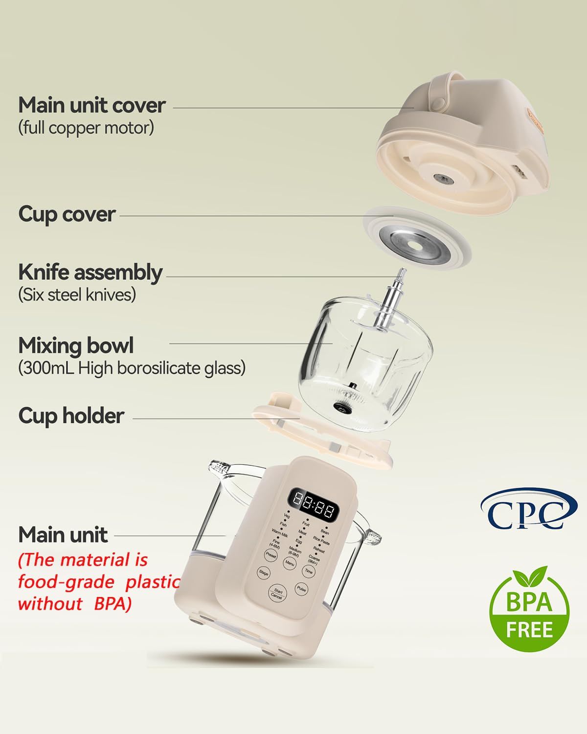 9 in 1 Baby Food Maker,Auto Gl - Baby Food Maker And Steamer recension och pris