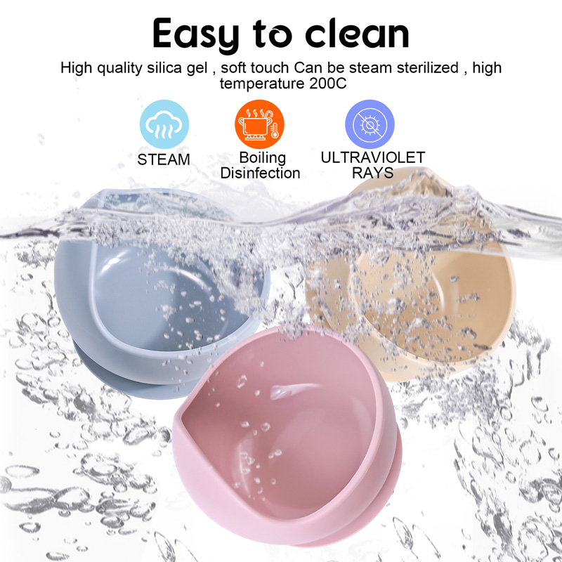 2PC Silicone Sucker Bowl Feedi - Baby Food Dinner recension och pris