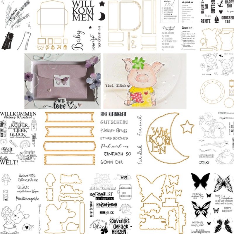 Baby Suitcase Stamps And Dies  - Baby Food Storage recension och pris