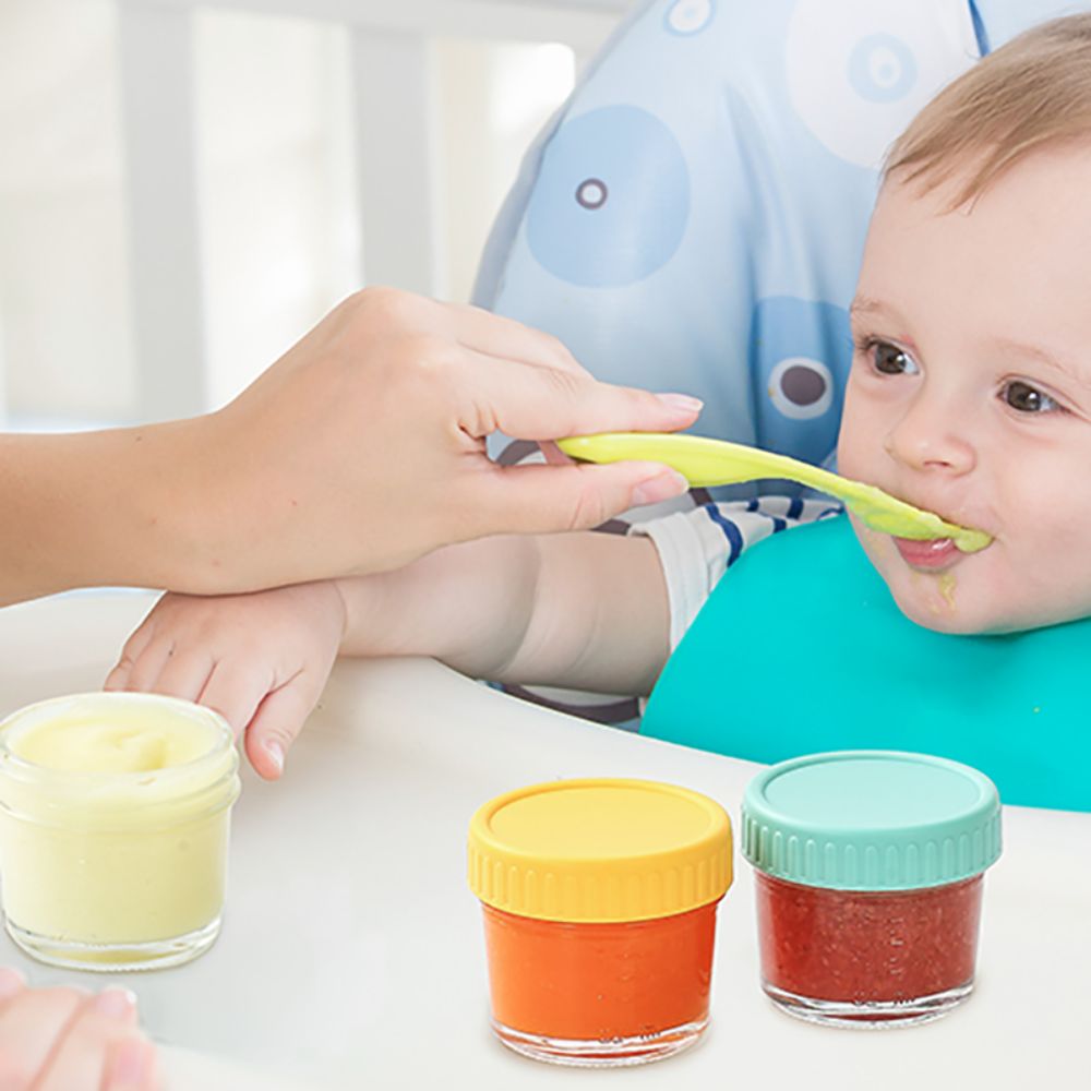 6pcs Glass Baby Food Jar Reusa - Baby Food Jars recension och pris
