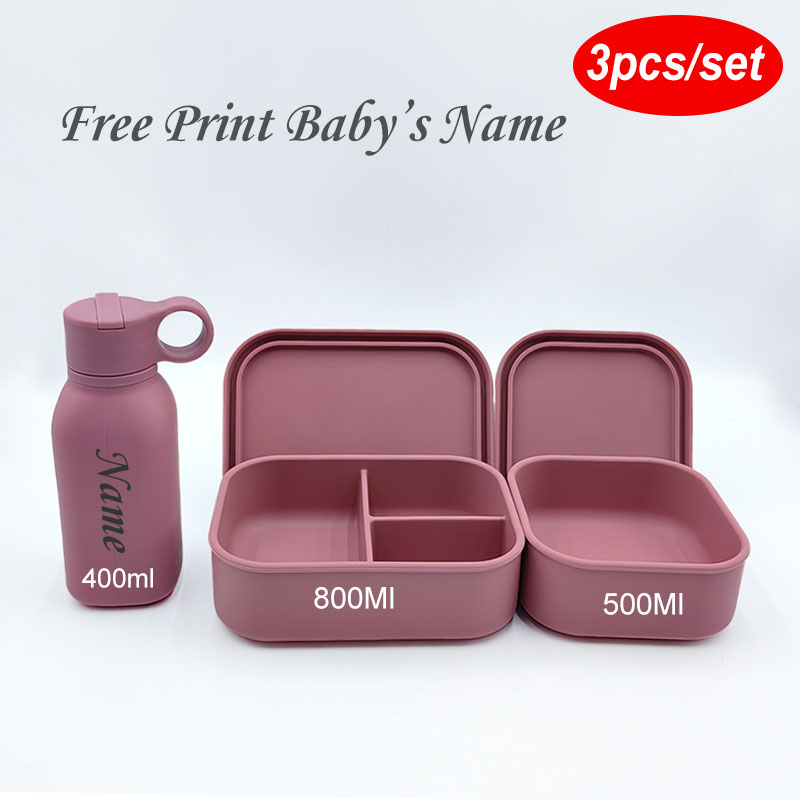 Silicone Water Bottle Free Per - Baby Food Logo recension och pris