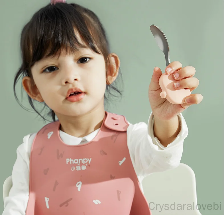 1setElephant Short Fork Spoon  - Baby Food In Japan recension och pris