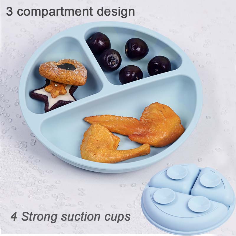 8Pcs Silicone Tableware Set Pe - Baby Food Logo recension och pris