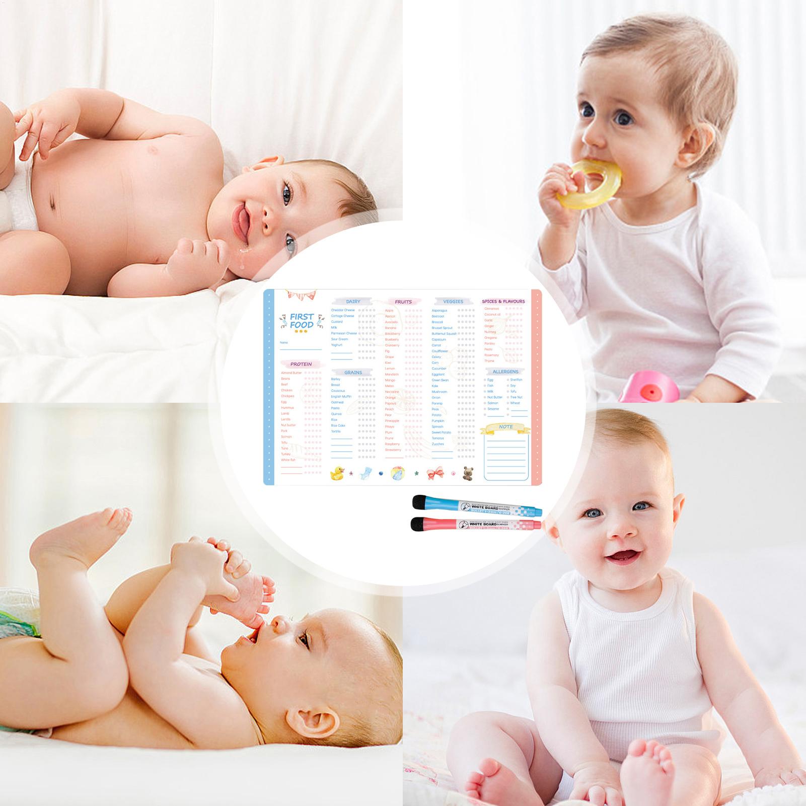First Foods Chart Magnetic Bab - Baby Food Checklist recension och pris