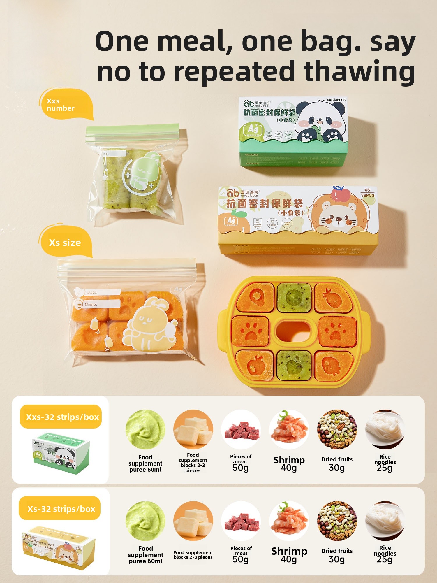 Baby Food Grade Preservation S - Baby Food Storage recension och pris