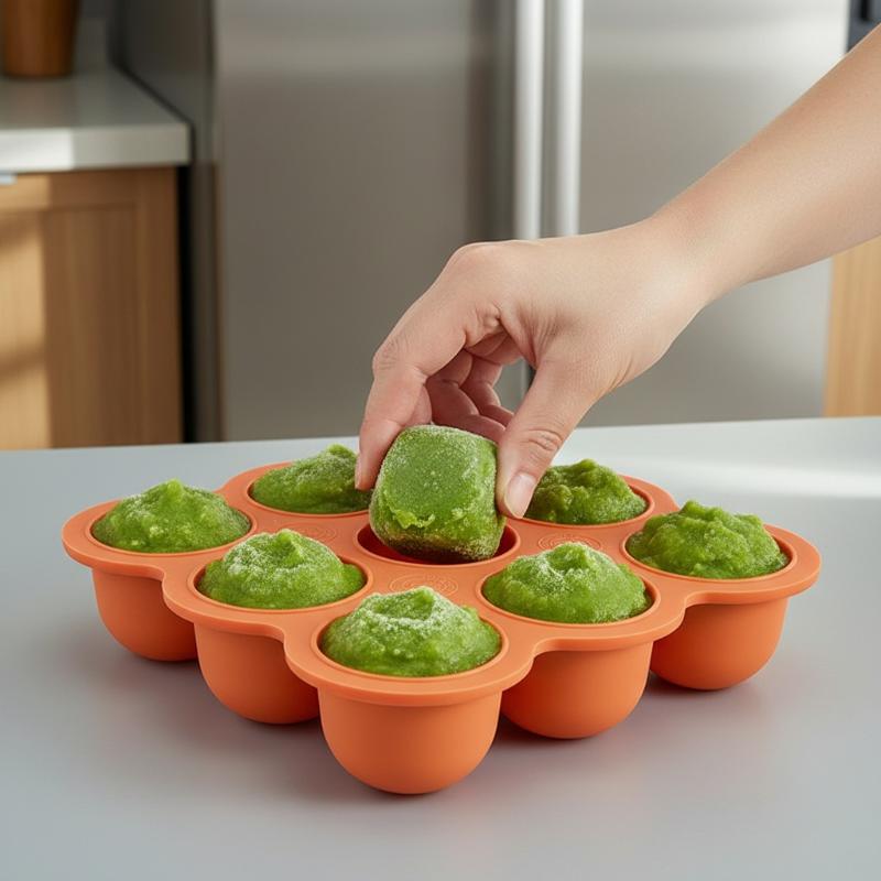 Baby Food Silicone Container 9 - Baby Food Jars recension och pris