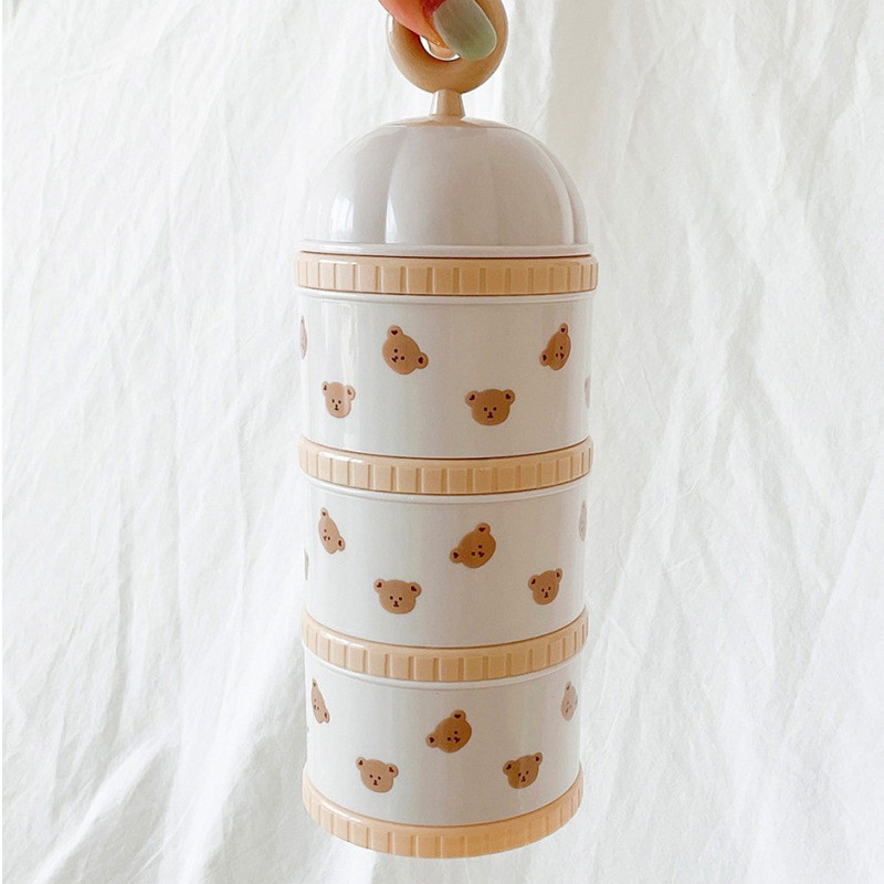 Cute Bear Milk Powder Box Baby - Baby Food Storage recension och pris