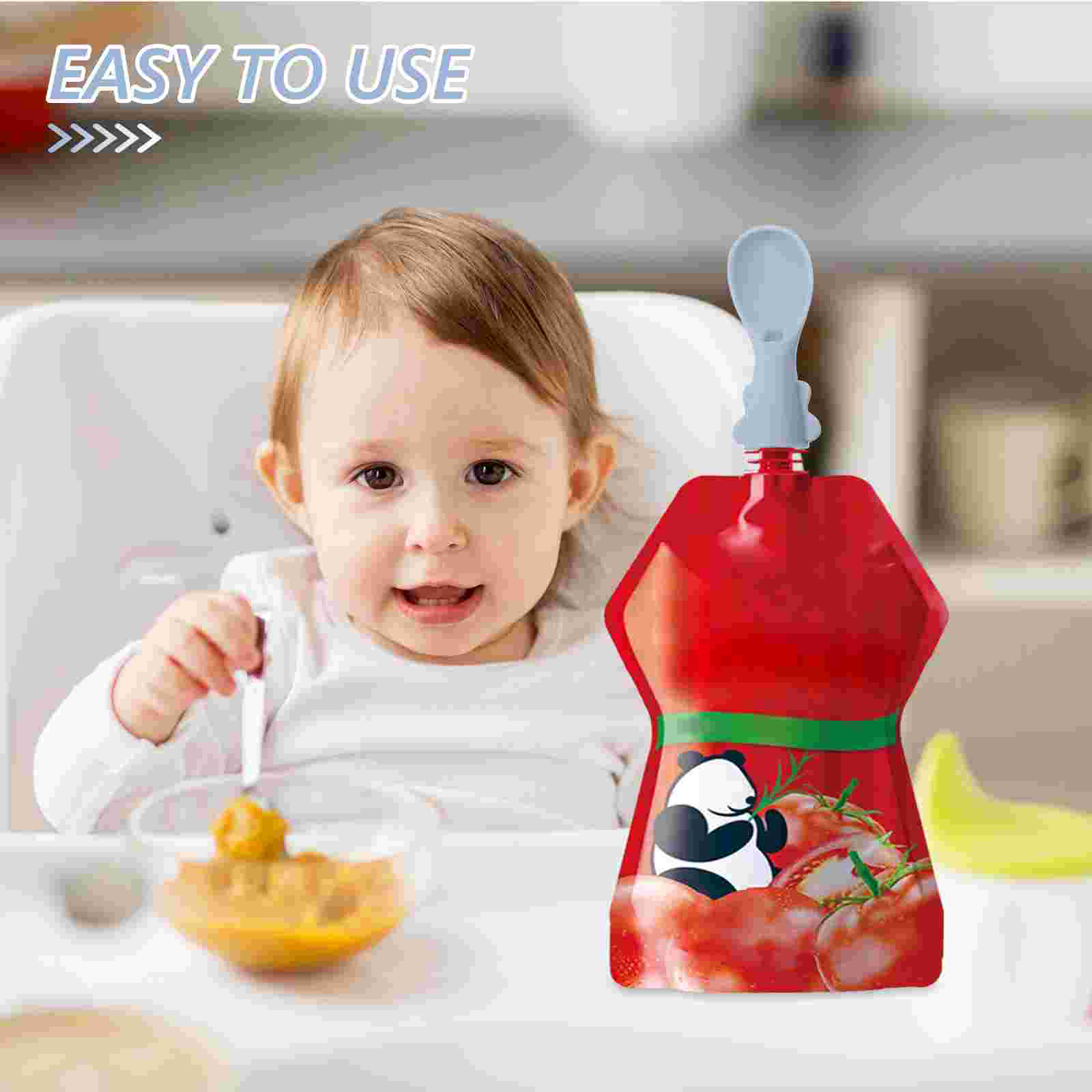 4 Pcs Baby Bag Spoon Set Spoon - Baby Food Variety Pack recension och pris