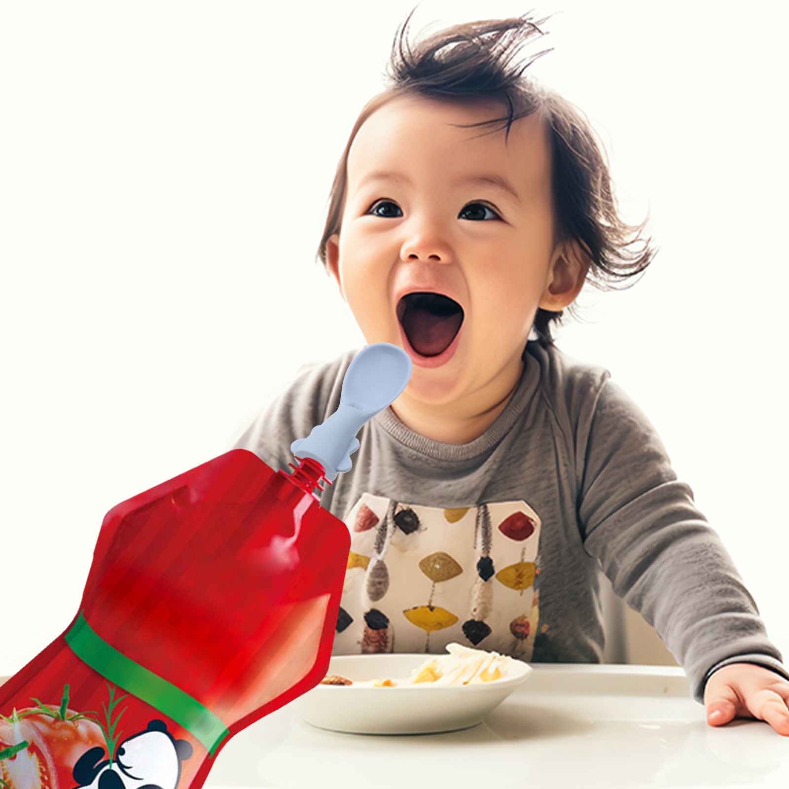 4 Pcs Baby Bag Spoon Set Spoon - Baby Food Variety Pack recension och pris