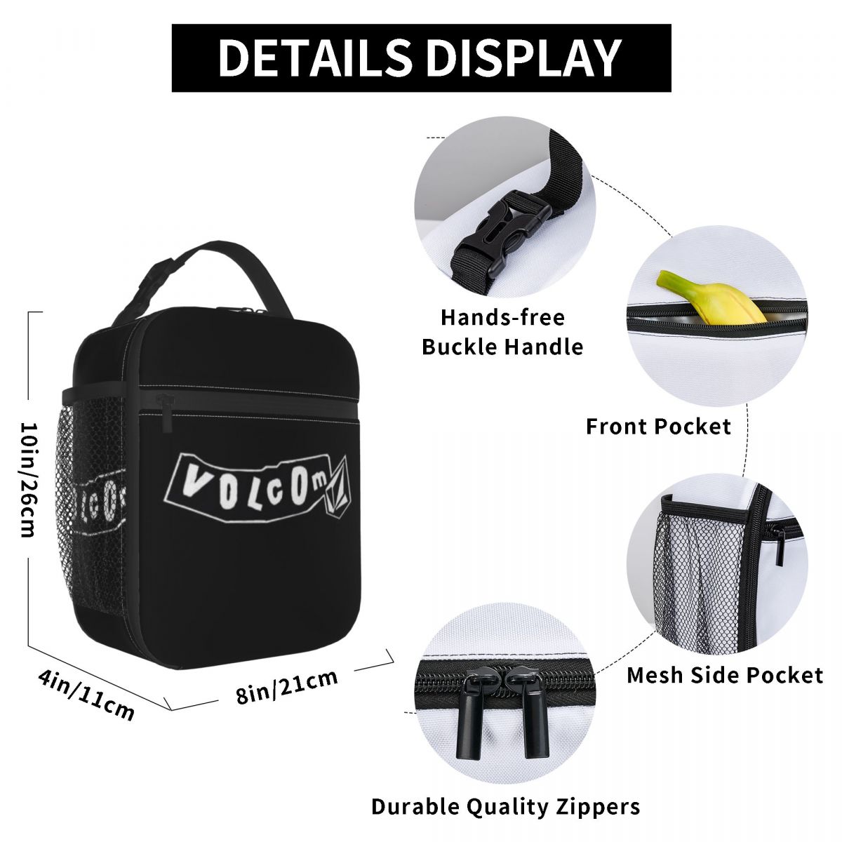 V-Volcom Logo Insulated Lunch  - Baby Food Logo recension och pris