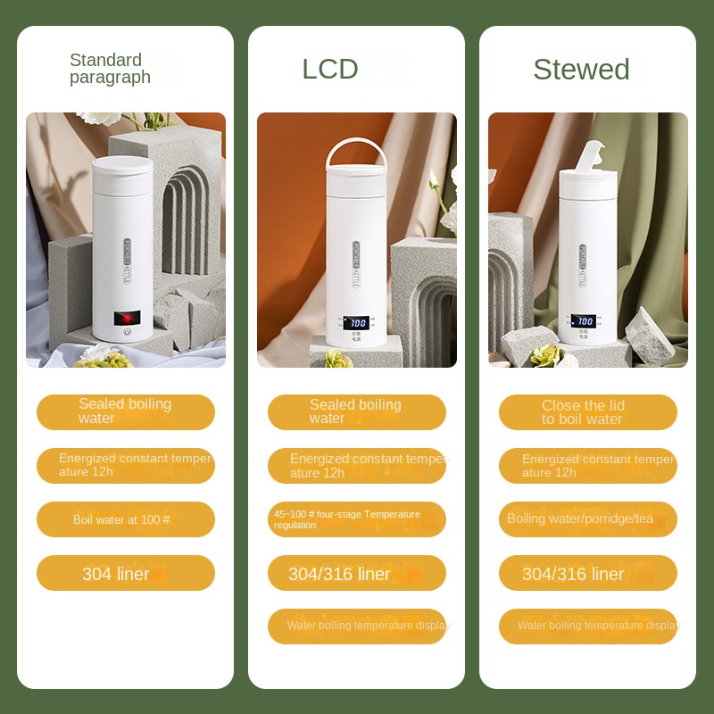 Travel Electric T Kettle Fast  - Baby Food Warmer Portable recension och pris