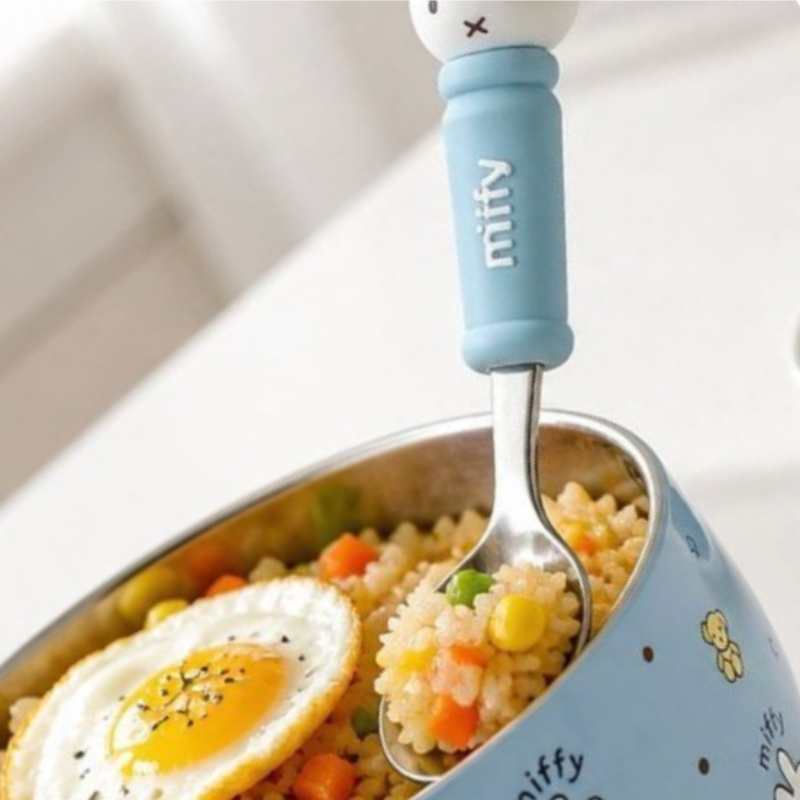 Cartoon Kawaii Miffy Stainless - Baby Food In Japan recension och pris