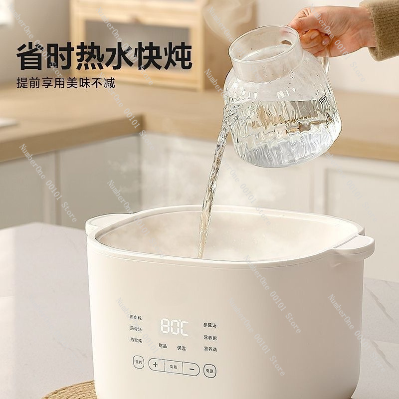 Electric Stew Pot Double Boile - Baby Food Maker And Steamer recension och pris