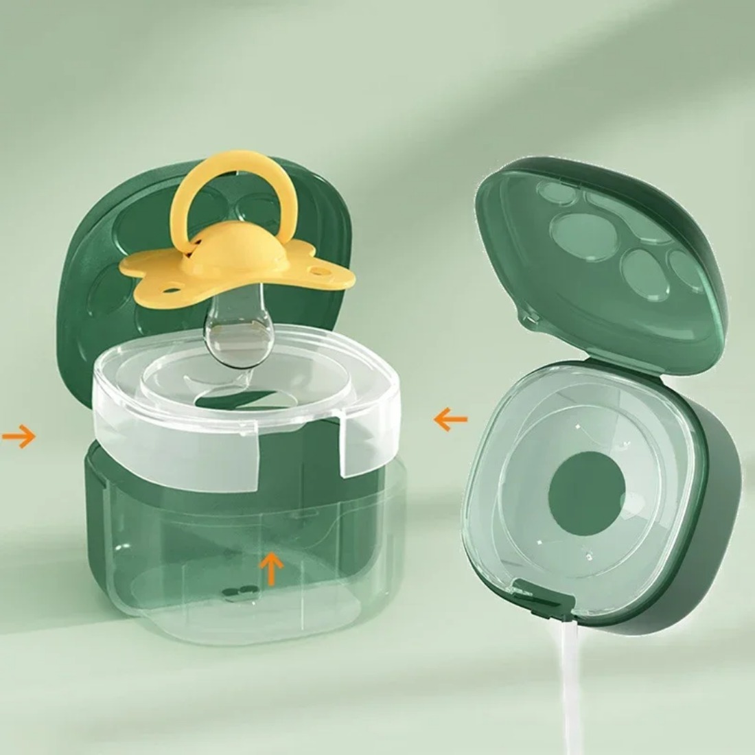 Food Grade Silicone Pacifier B - Baby Food Storage recension och pris