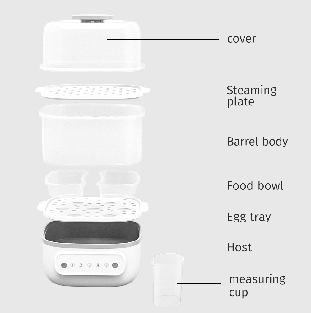 Supports Customized 2 Layer El - Baby Food Maker And Steamer recension och pris
