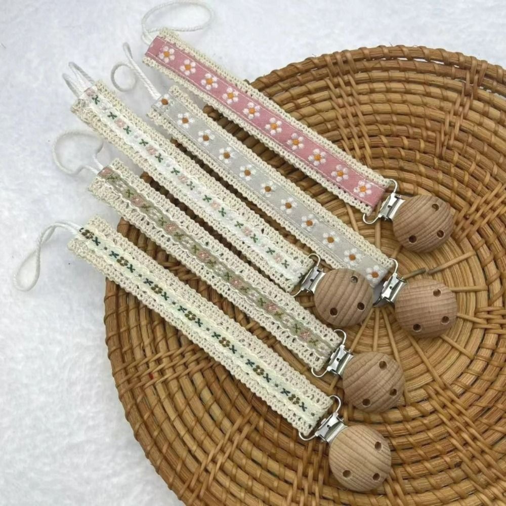 New Wooden Baby Pacifier Chain - Baby Food Kids recension och pris