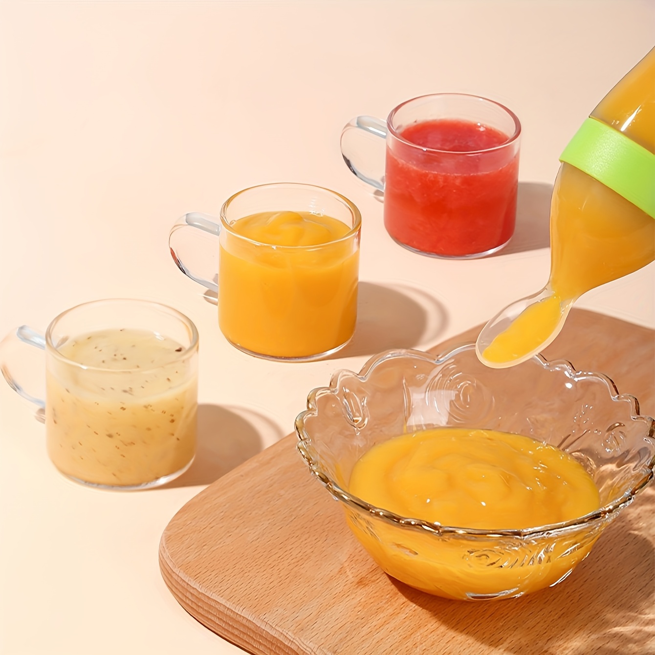 9pcs Feeding Cutlery:1 Silicon - Baby Food Jars recension och pris