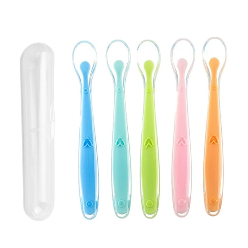 BPA Free Baby Silicone Spoons  - Baby Food Guide recension och pris