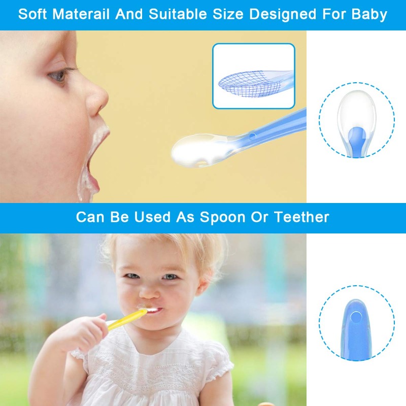 BPA Free Baby Silicone Spoons  - Baby Food Guide recension och pris