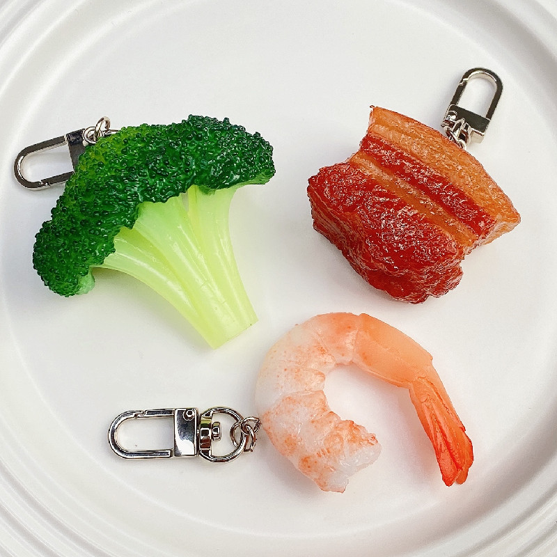 Simulation Food Keychain Brais - Baby Food Shrimp recension och pris